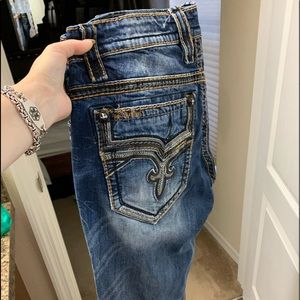Mens Rock Revival Jeans